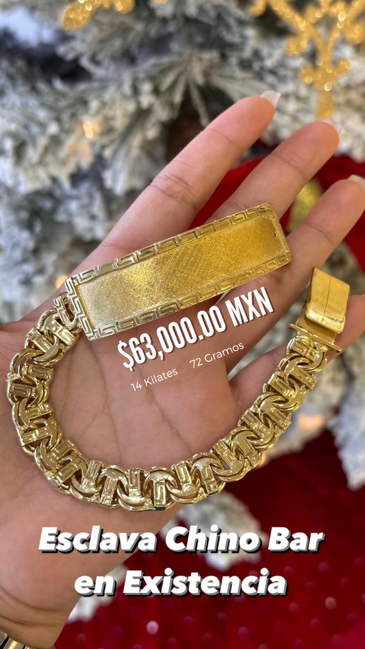 Esclava Versace 🎗️ 72 Gramos Oro Solido 14 Kilates 💍